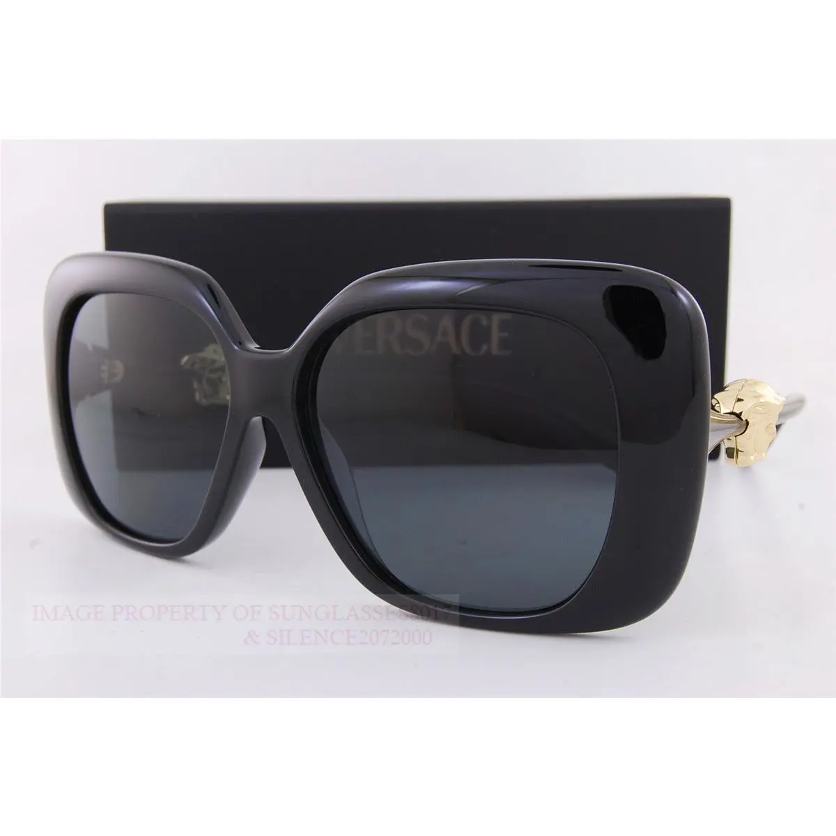 Versace Sunglasses VE 4499U GB1/87 Black/dark Grey For Women