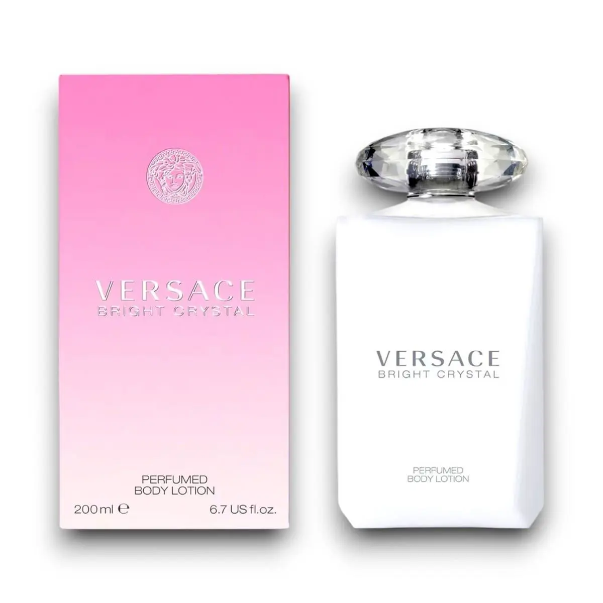 Versace Bright Crystal Perfumed Body Lotion For Women 6.7 oz