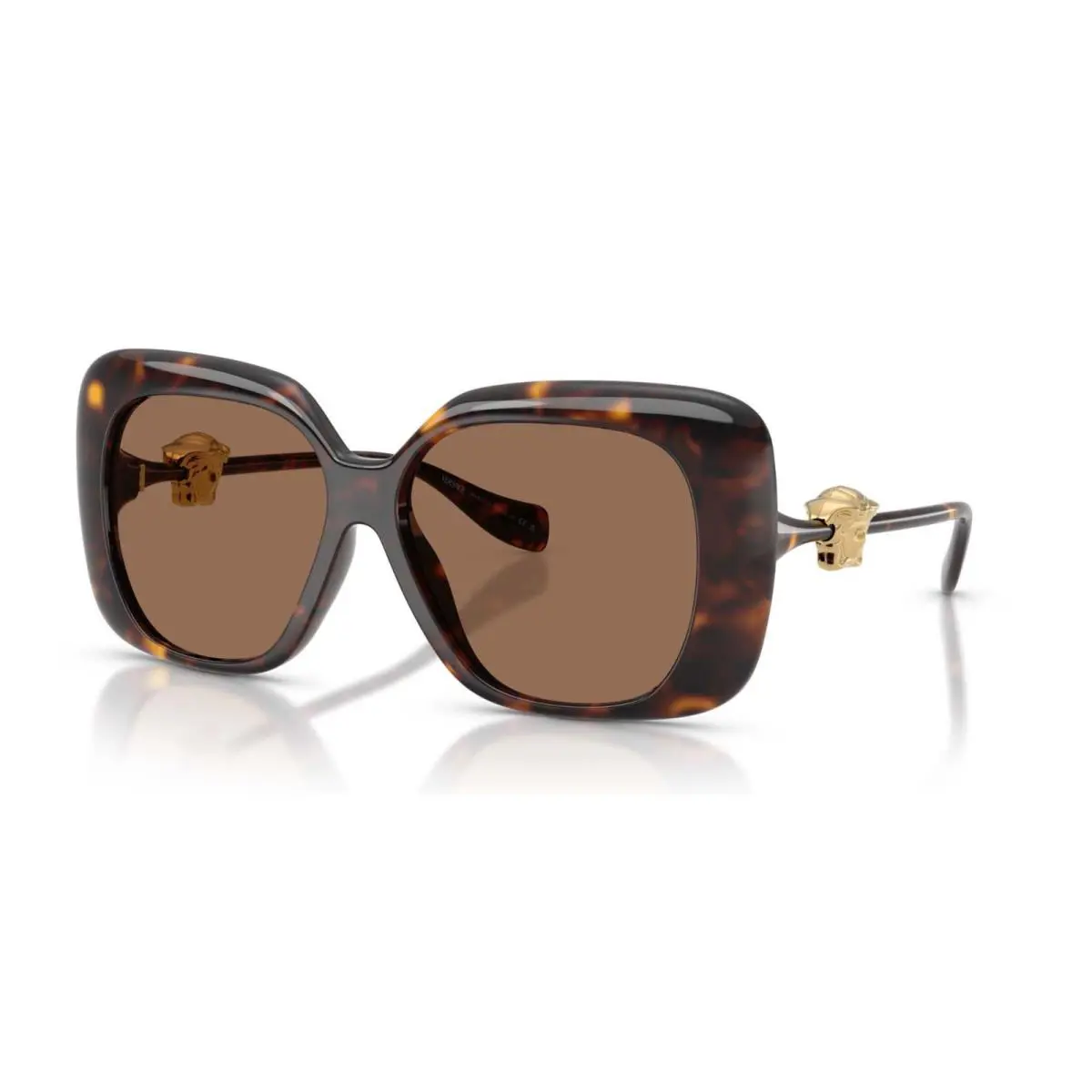 Versace VE 4499U Havana/dark Brown 10873 Sunglasses