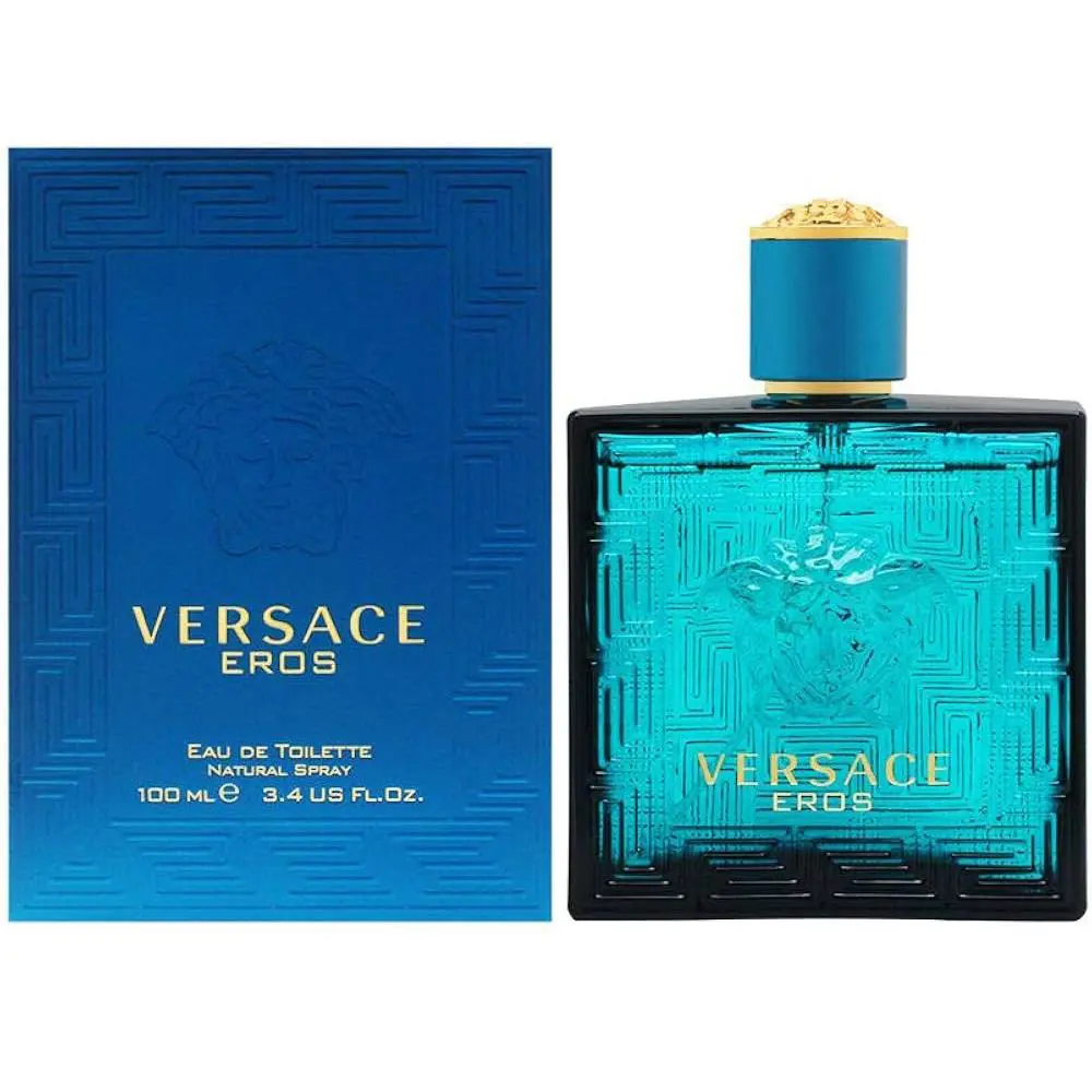 Versace Eros 3.4 FL OZ 100 ML Eau DE Toilette Box