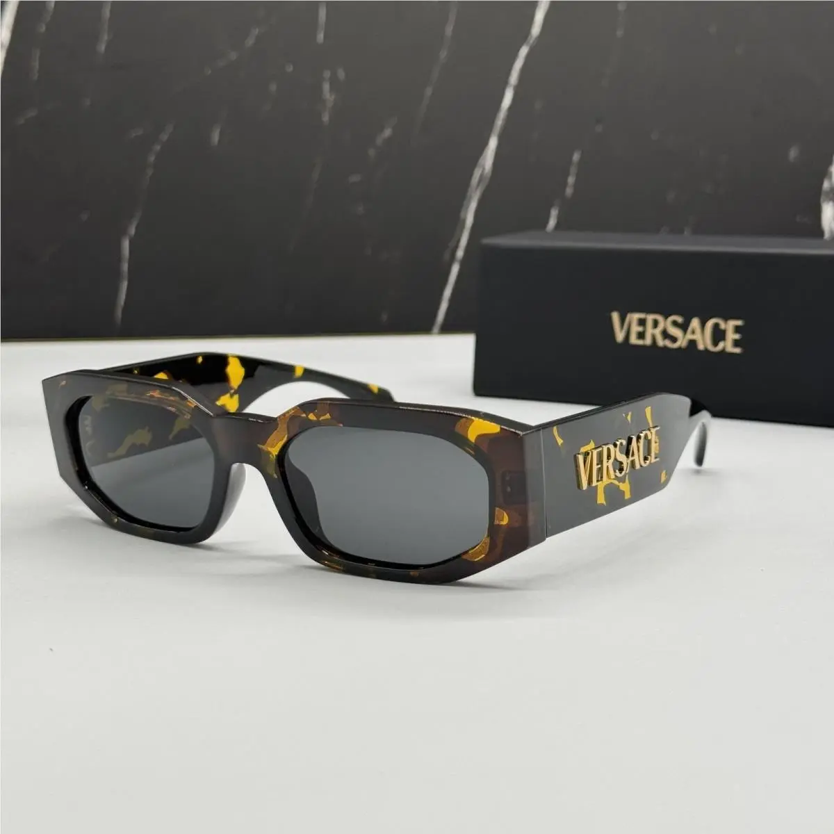 Versace VE4489U 5528/87 Sunglasses Havana Unisex Versace VE4489U 552887