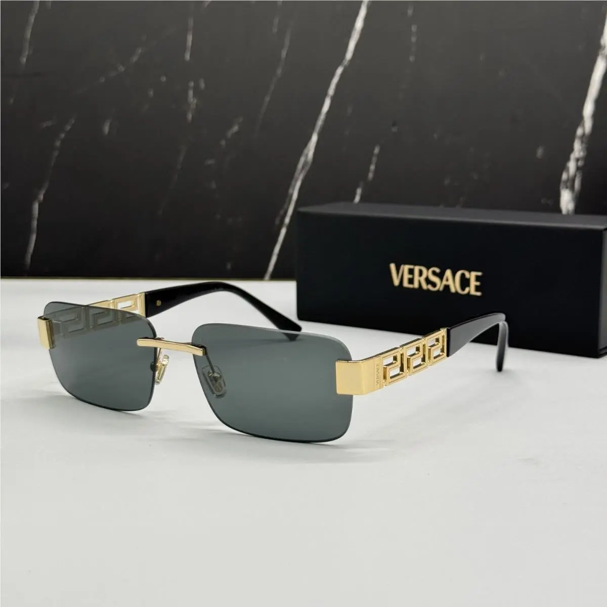 Versace VE2298 1002/87 Sunglasses Mod 2298 Gold Men Eyewear VE2298 100287