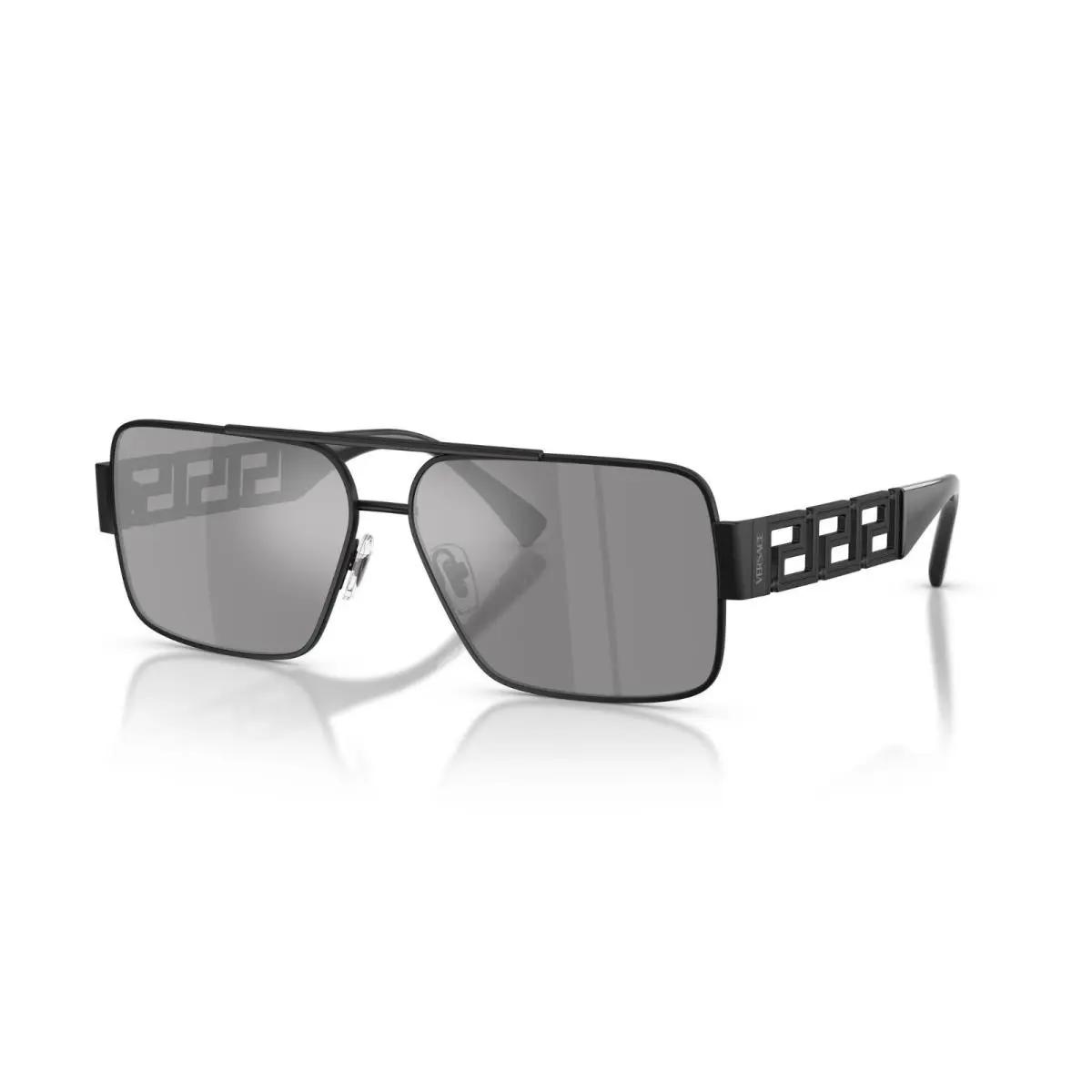 Versace VE 2290 Matte Black/grey Mirror Silver 12616G Sunglasses