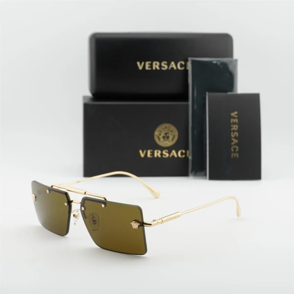 VE2245 100273 Gold/violet Gradient 60-13-145 Sunglasses by Versace