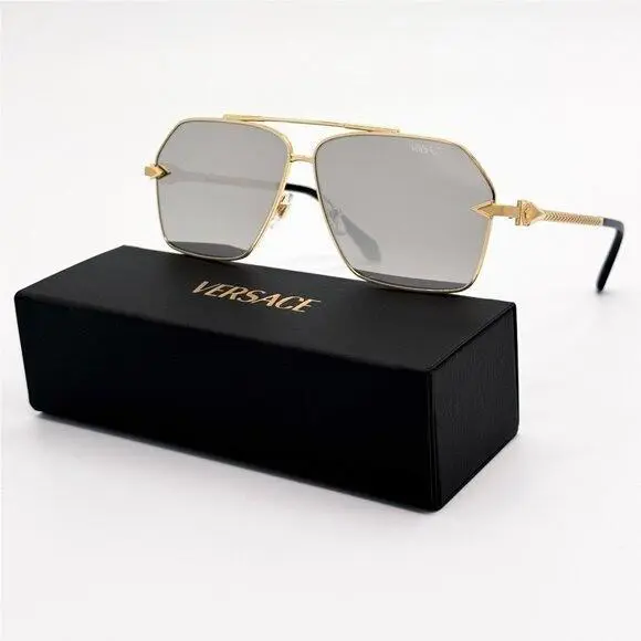 Versace Sunglasses VE2284 1002/6G Gold Men Eyewear VE2284 10026G