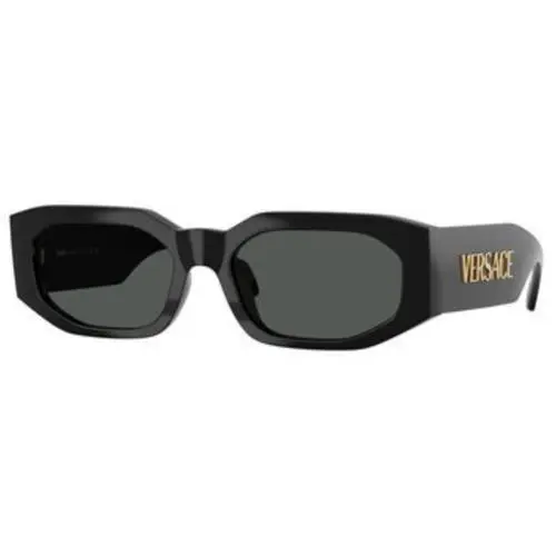 Versace VE 4489 U Black Dark Grey Policarbonate Standard GB1/87 Sunglasses