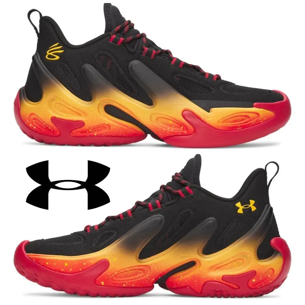 Under Armour shoes - Under Armour Curry 13 - Curry - Red, Manufacturer: Black / Red / Campus Gold - 002 23