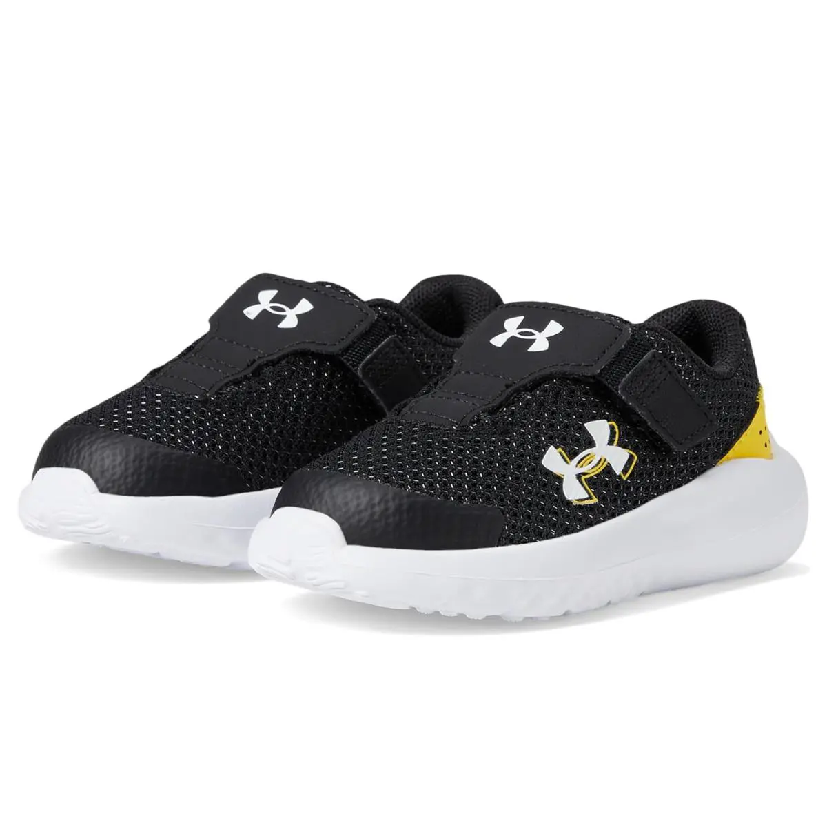 Boy`s Shoes Under Armour Kids Infant Surge 4 Alternate Closure Toddler - Morph Green/Black/Castlerock
