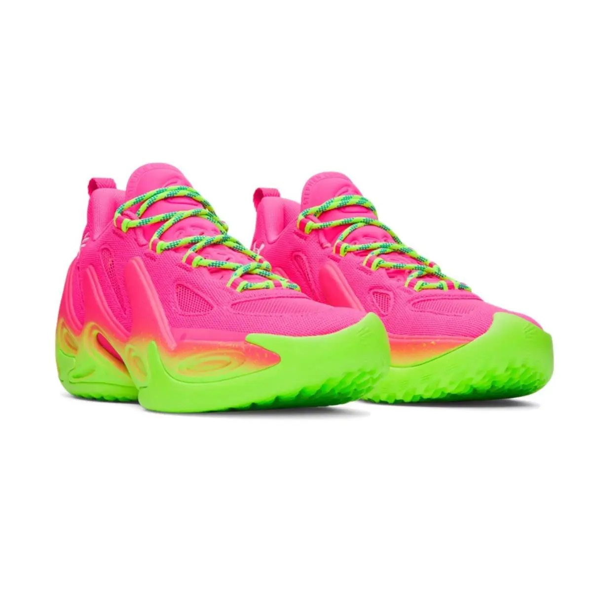 Under Armour shoes - Under Armour Curry 13 - Curry - Pink, Manufacturer: Pink Rave / Hyper Green / White - 694 26