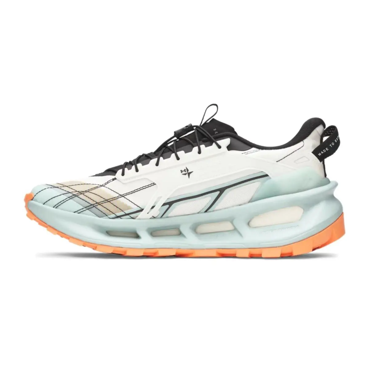 Under Armour shoes - Under Armour EXPLOR Trail - EXPLOR Trail - White, Manufacturer: Summit White / Enamel Blue / Apollo Orange - 111 18