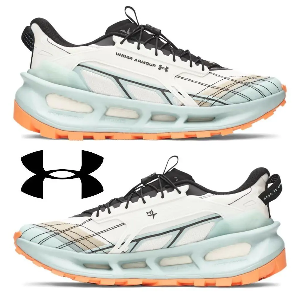 Under Armour shoes - Under Armour EXPLOR Trail - EXPLOR Trail - White, Manufacturer: Summit White / Enamel Blue / Apollo Orange - 111 23