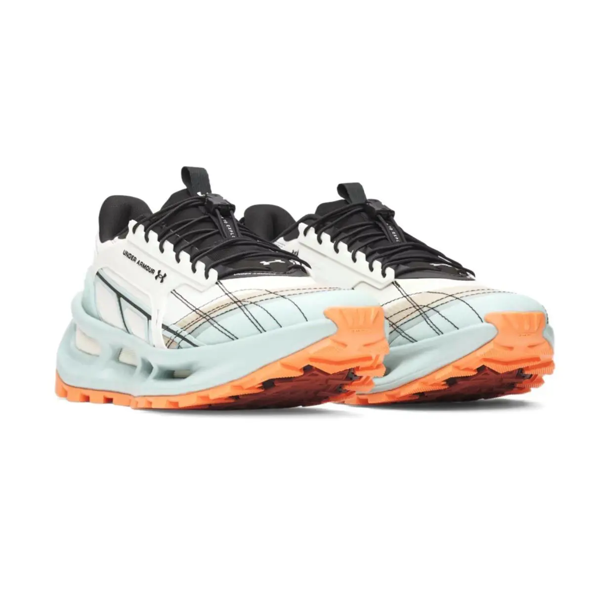 Under Armour shoes - Under Armour EXPLOR Trail - EXPLOR Trail - White, Manufacturer: Summit White / Enamel Blue / Apollo Orange - 111 26