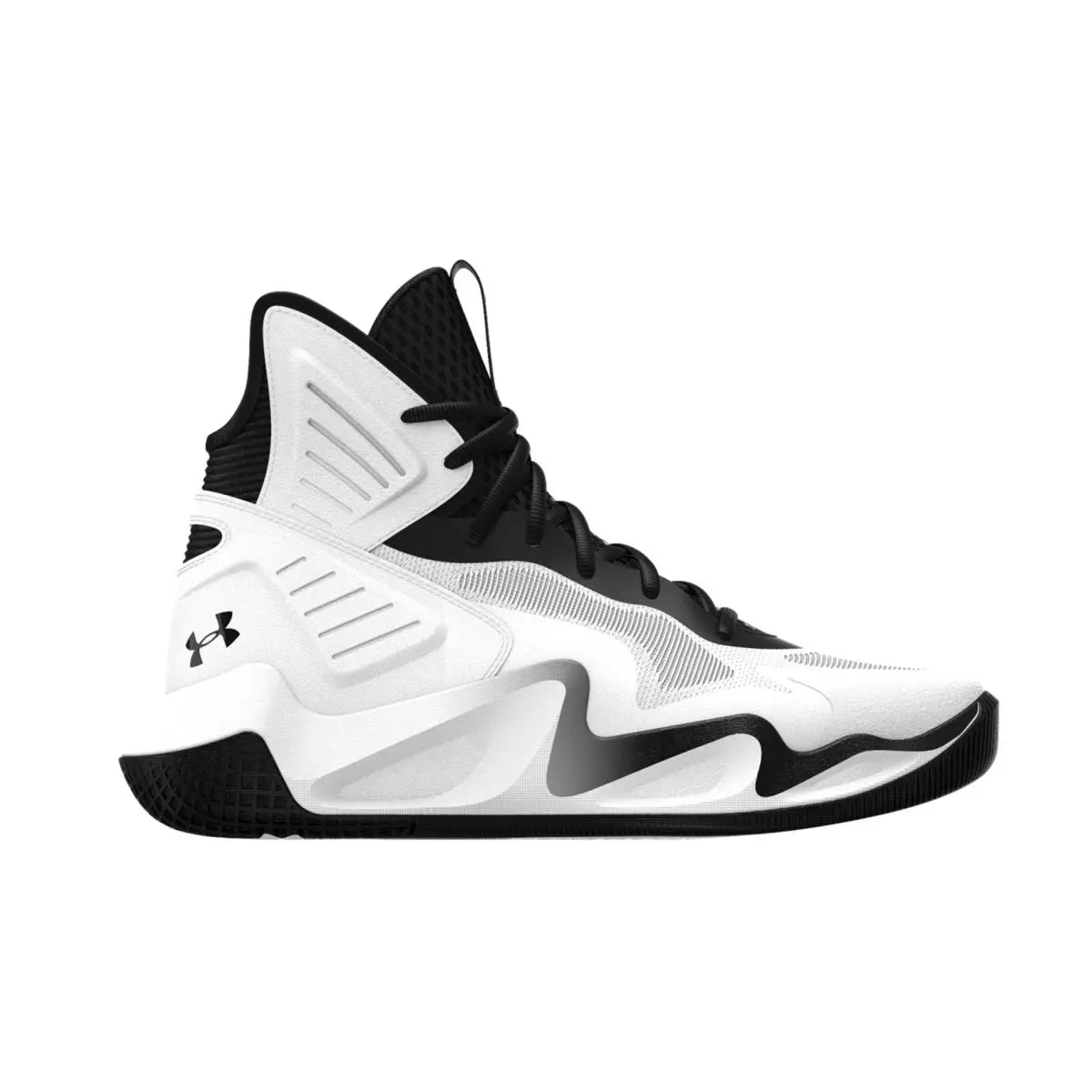 Womens Highlight Ace 2 Court Shoes - 6006272 WHTBlack by Under Armour
