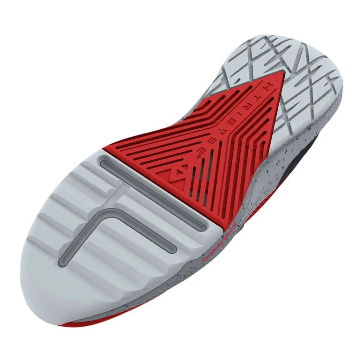Under Armour shoes - Project Rock - Project Rock - Red, Manufacturer: RED/GREY 3