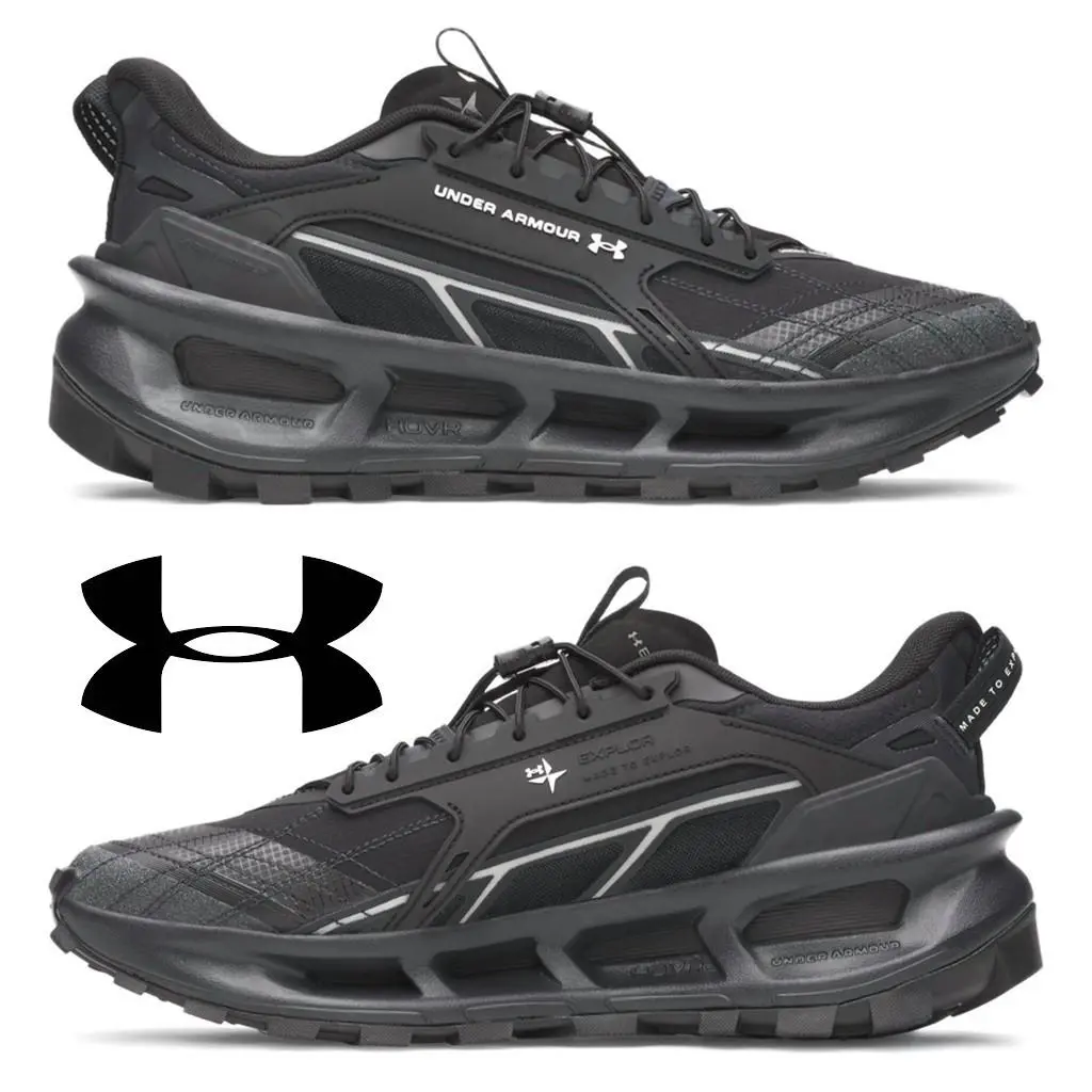 Under Armour Explor Trail Men`s Shoes Basketball Sneakers Running Sport Court - Black, Manufacturer: Black / Anthracite / Summit White - 004