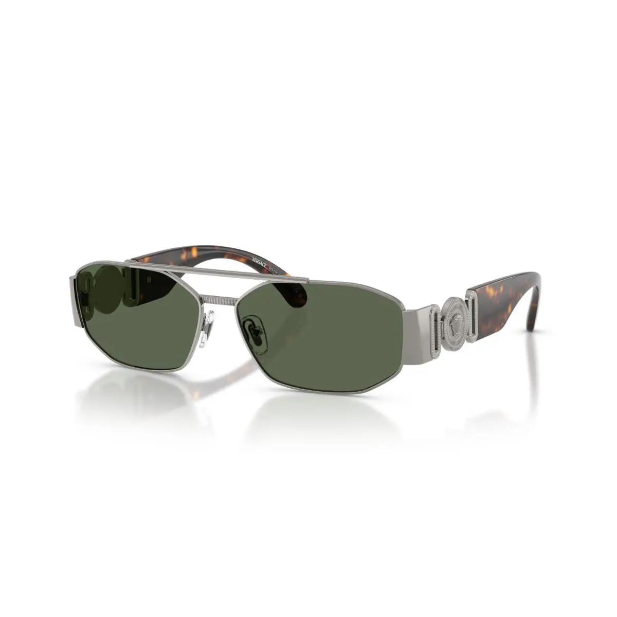 Versace VE 2287 Gunmetal/green 100171 Sunglasses