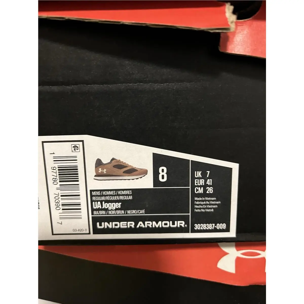 Under Armour shoes - Under Armour Charged Assert - Charged Assert - 3028387-009 - Brown 12