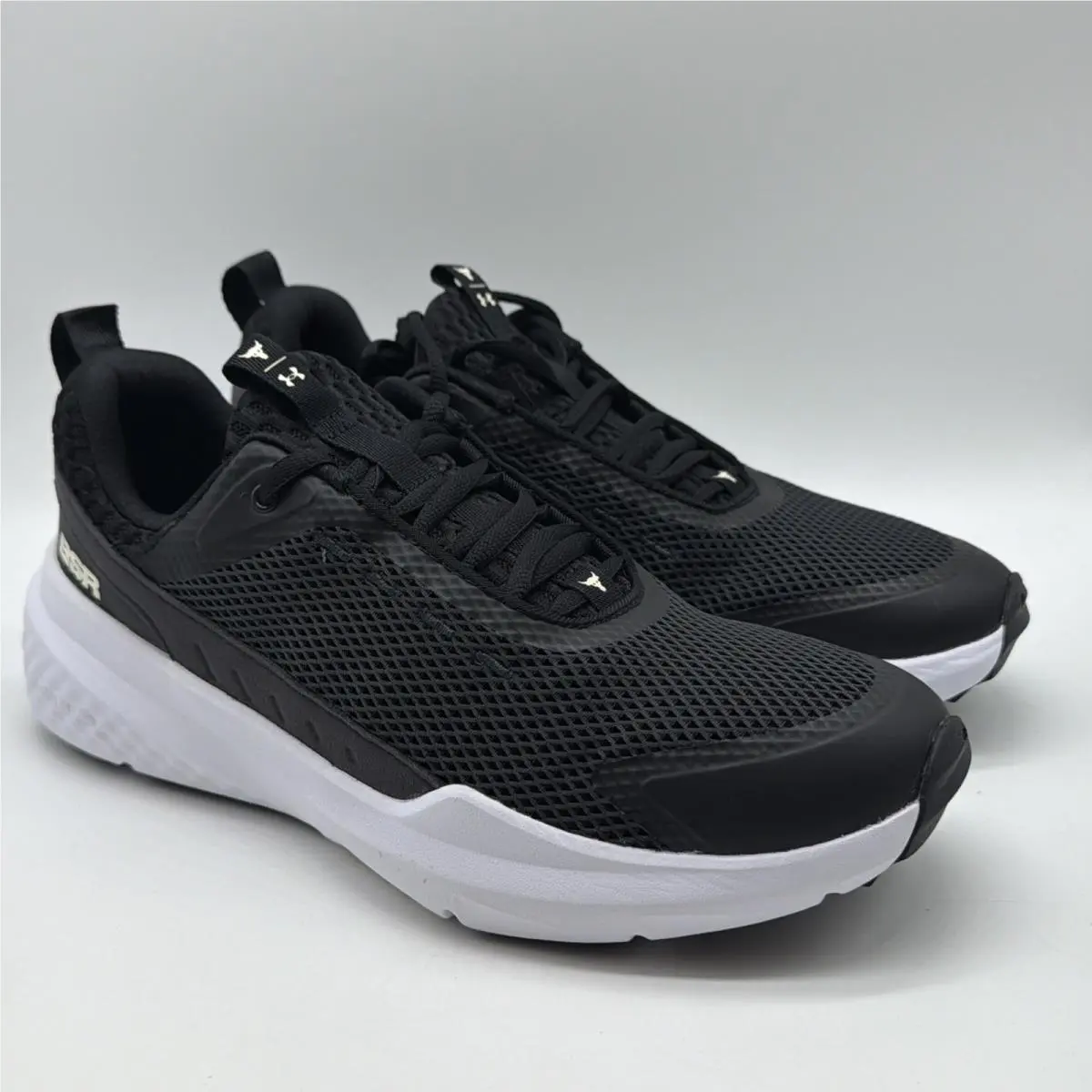 Under Armour Project Rock Bsr 5 Men`s 9 Black/white Training Shoes 3028296-002