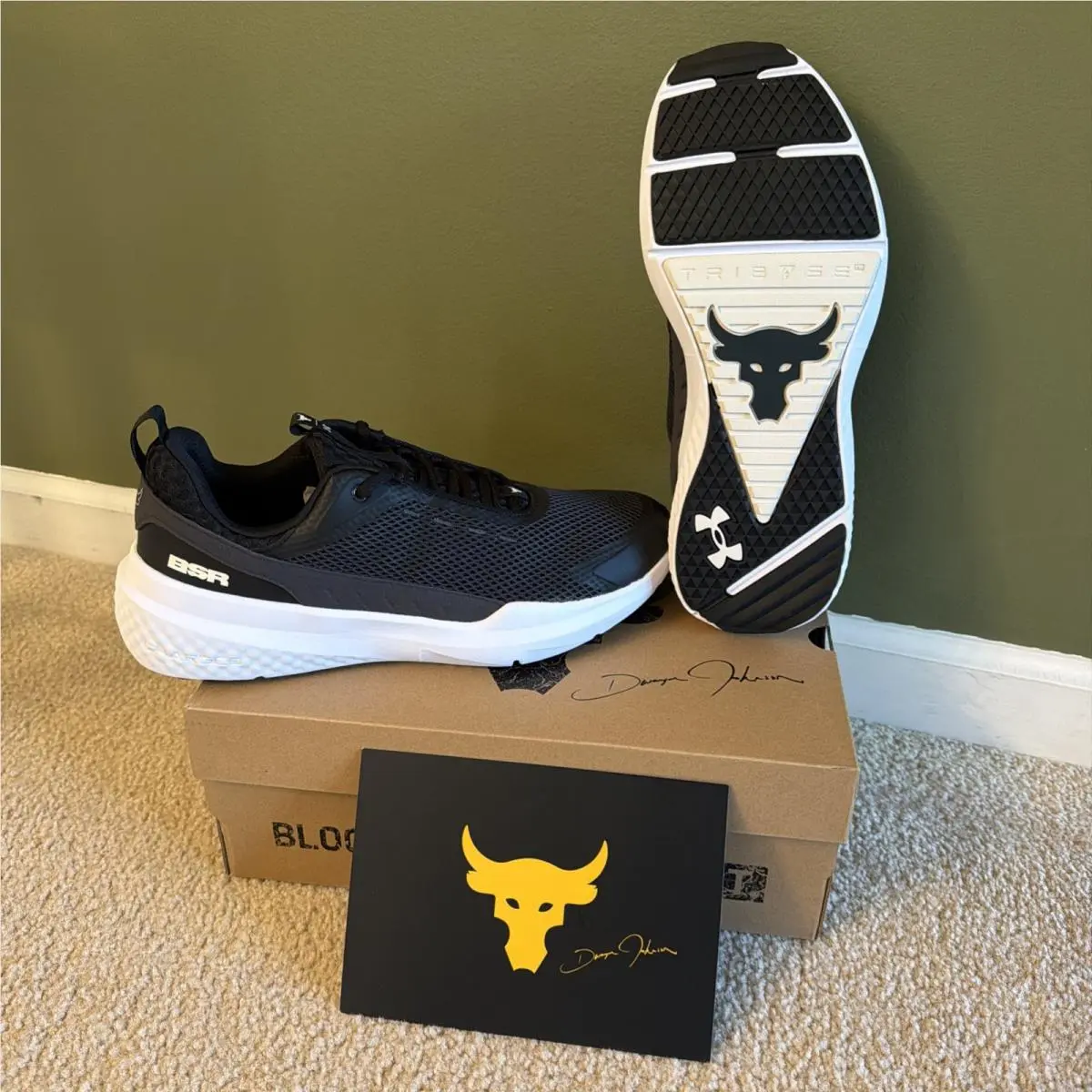 Under Armour shoes - Under Armour Project Rock - Project Rock - 3028296-002 - Black / White, Manufacturer: Black / White 13