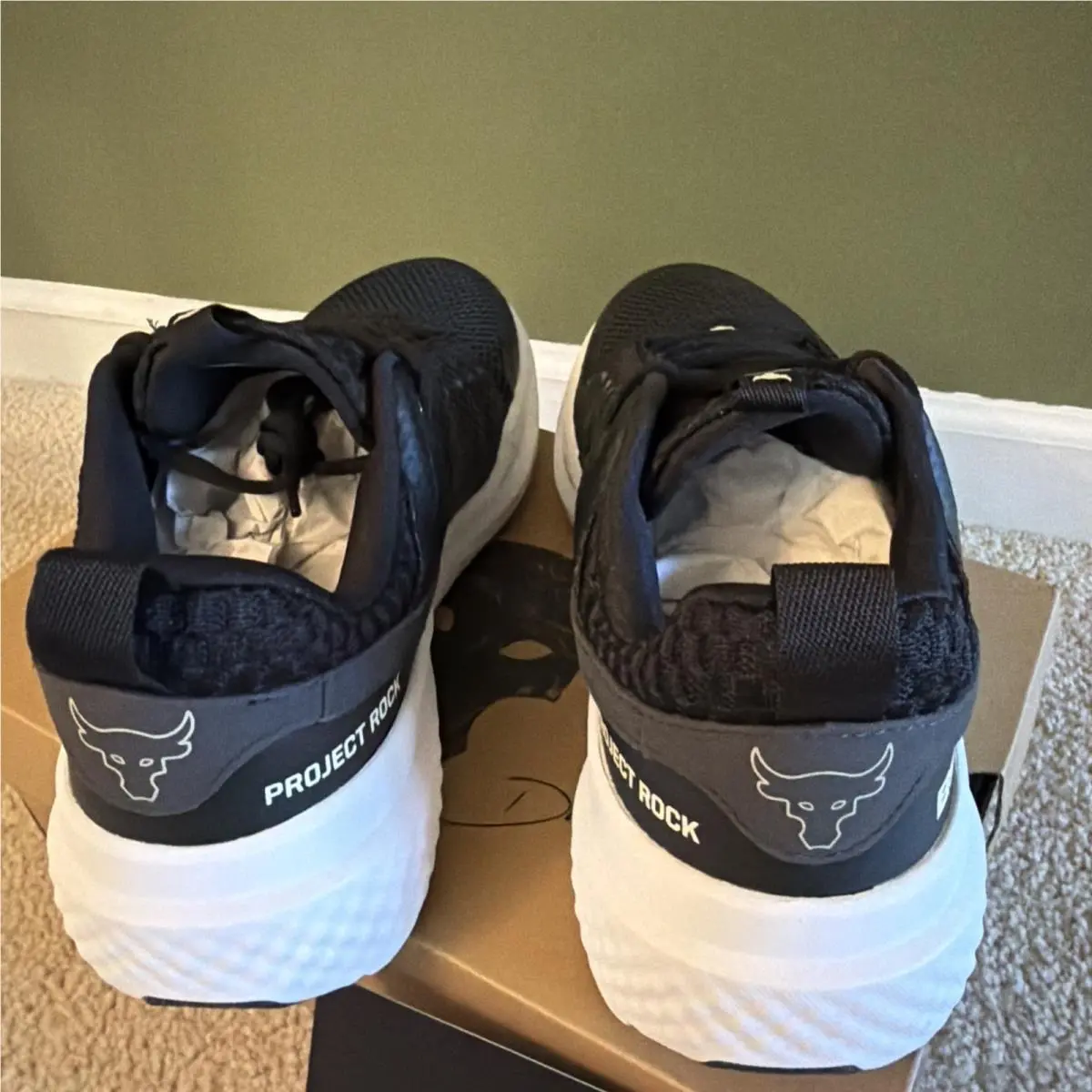 Under Armour shoes - Under Armour Project Rock - Project Rock - 3028296-002 - Black / White, Manufacturer: Black / White 15