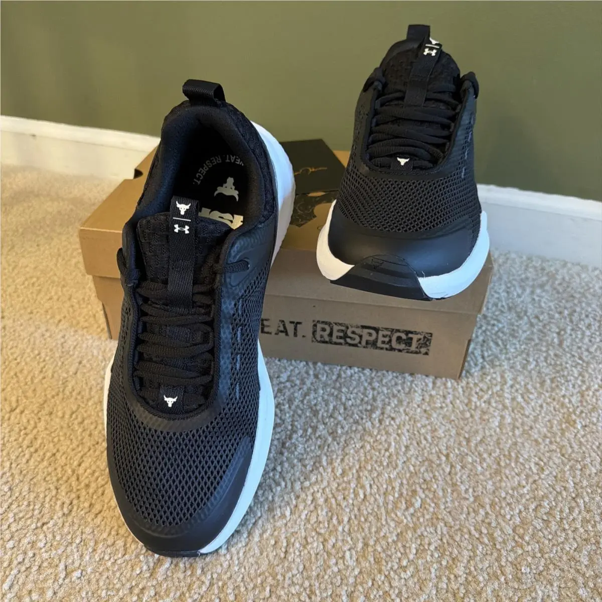 Under Armour shoes - Under Armour Project Rock - Project Rock - 3028296-002 - Black / White, Manufacturer: Black / White 16