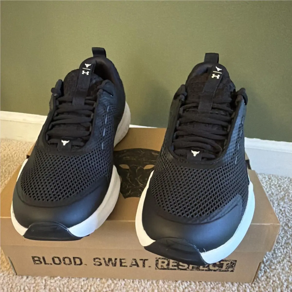 Under Armour shoes - Under Armour Project Rock - Project Rock - 3028296-002 - Black / White, Manufacturer: Black / White 17