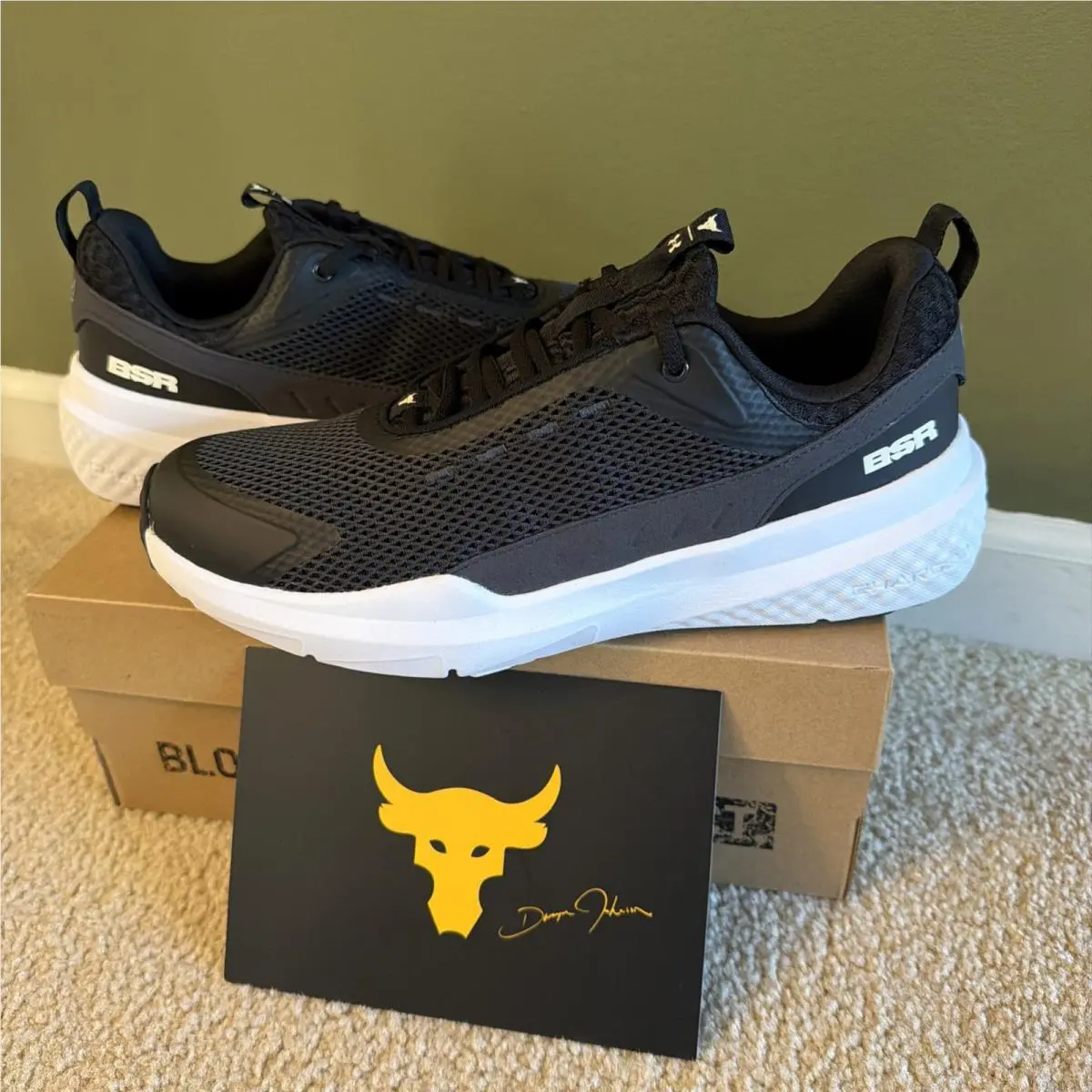 Under Armour shoes - Under Armour Project Rock - Project Rock - 3028296-002 - Black / White, Manufacturer: Black / White 2