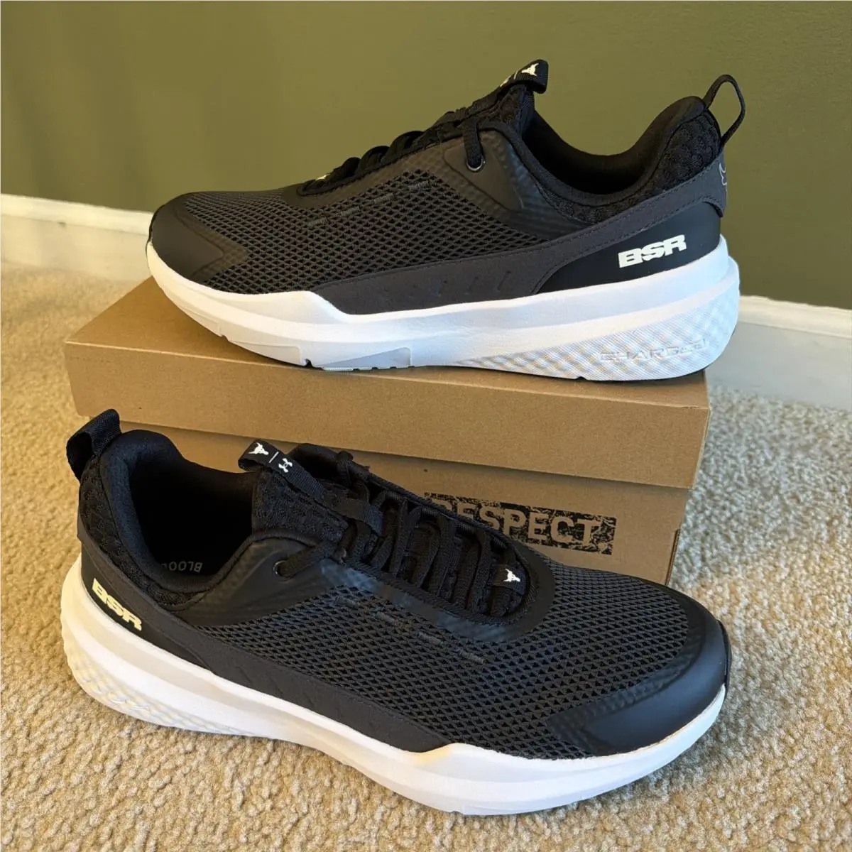 Under Armour shoes - Under Armour Project Rock - Project Rock - 3028296-002 - Black / White, Manufacturer: Black / White 4