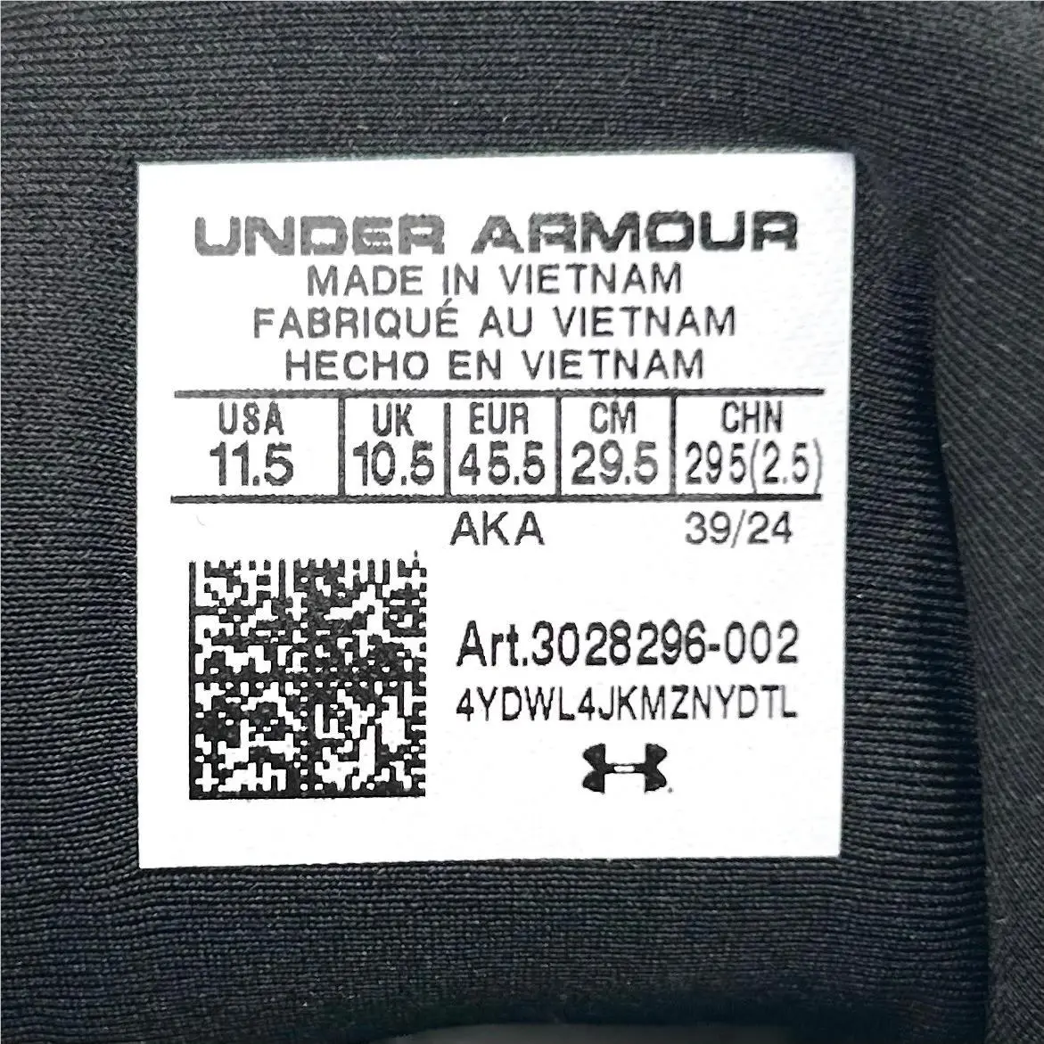 Under Armour shoes - Project Rock BSR 4 - Project Rock BSR - 3028296-002 - Black 8
