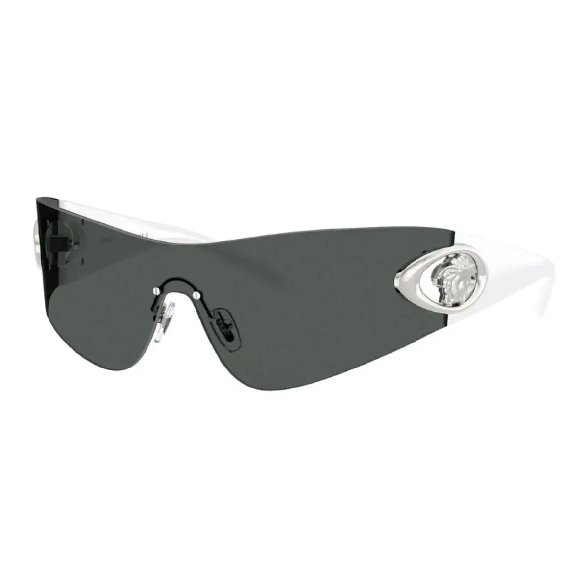 VE2280 1000/87 Wrap White/dark Gray 142 mm Women`s Sunglasses Frame by Versace