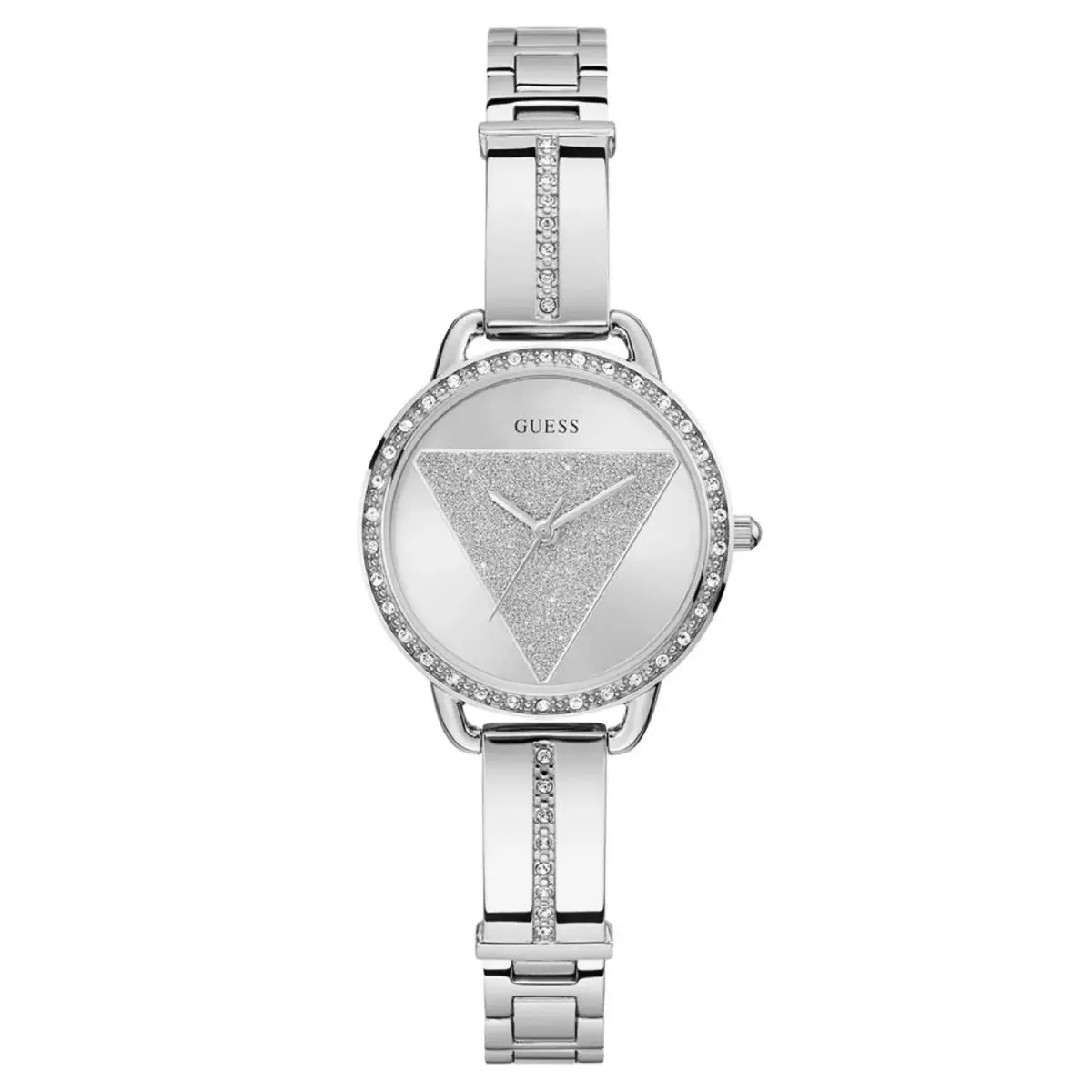 Guess Women`s Tri Bellini Silver Dial Watch - GW0914L1