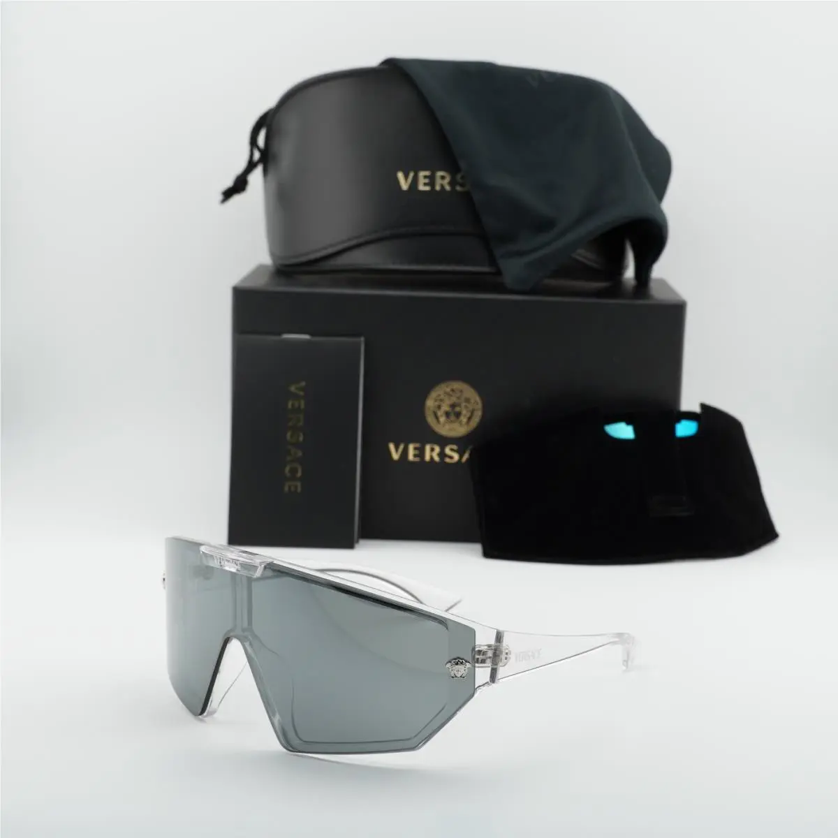 Versace VE4461 148/6V Crystal/grey Mirror Black/mirror Blue Violet