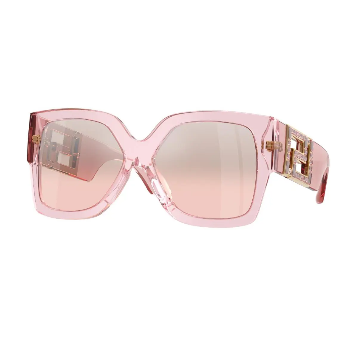 Versace VE 4402 Transparent Pink Light Pink mi 54727E Sunglasses
