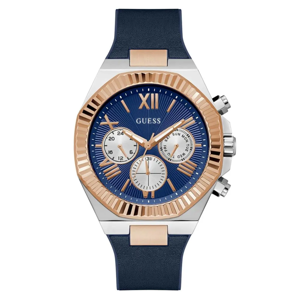 Guess Men`s Equity Blue Dial Watch - GW0791G2