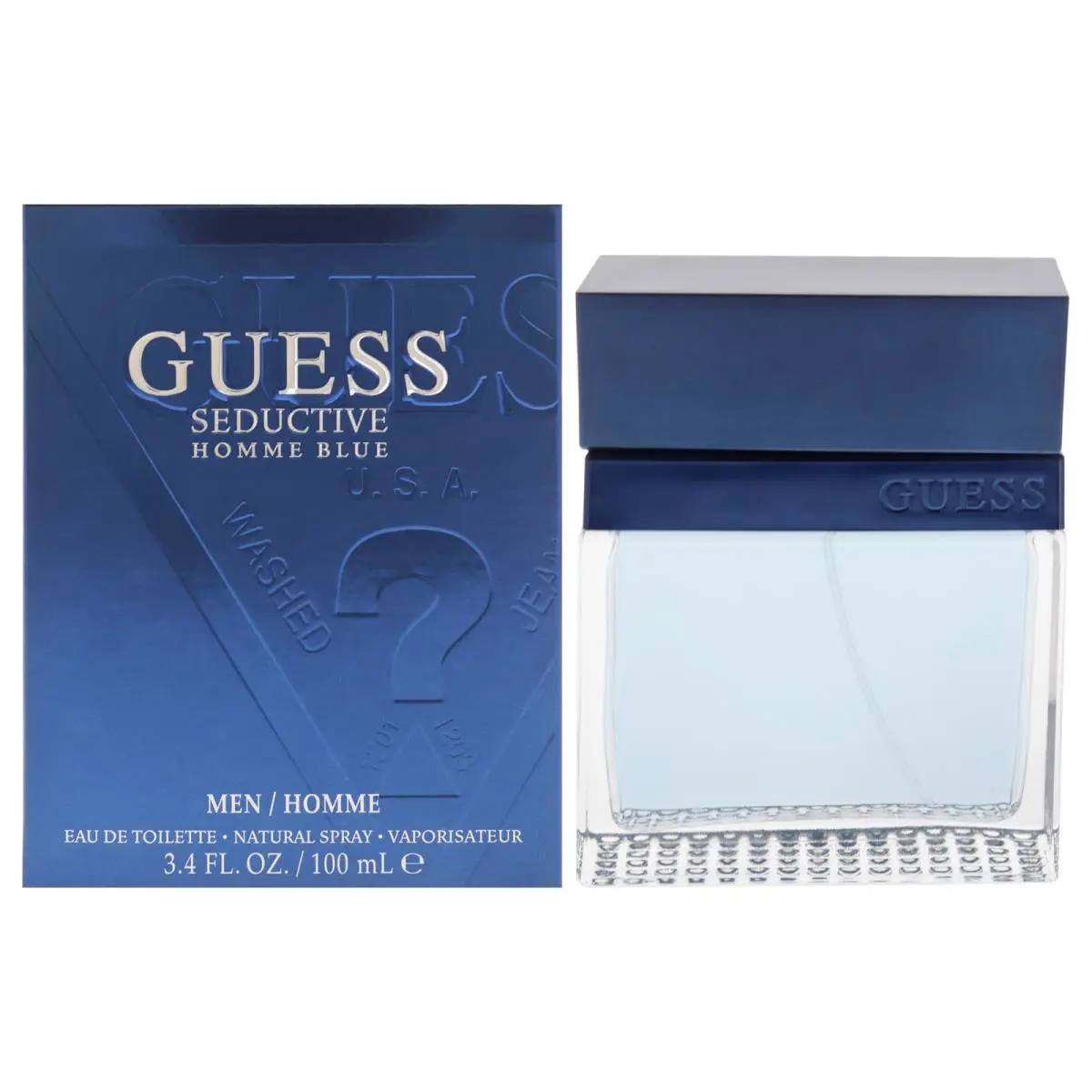 2 Pack Guess Seductive Homme Blue by Guess For Men - 3.4 oz Edt Spray