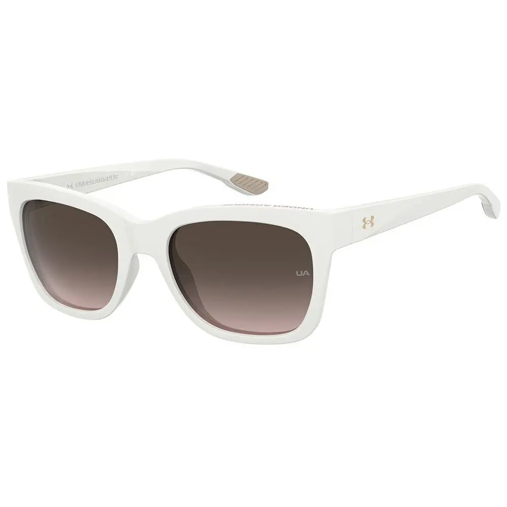 Under Armour Ua-dime Sunglasses Sun Glasses Whte Beig Tfeha 55mm W - Frame: WHTE BEIG, Lens: HA BROWN SHADED, Code: TFEHA