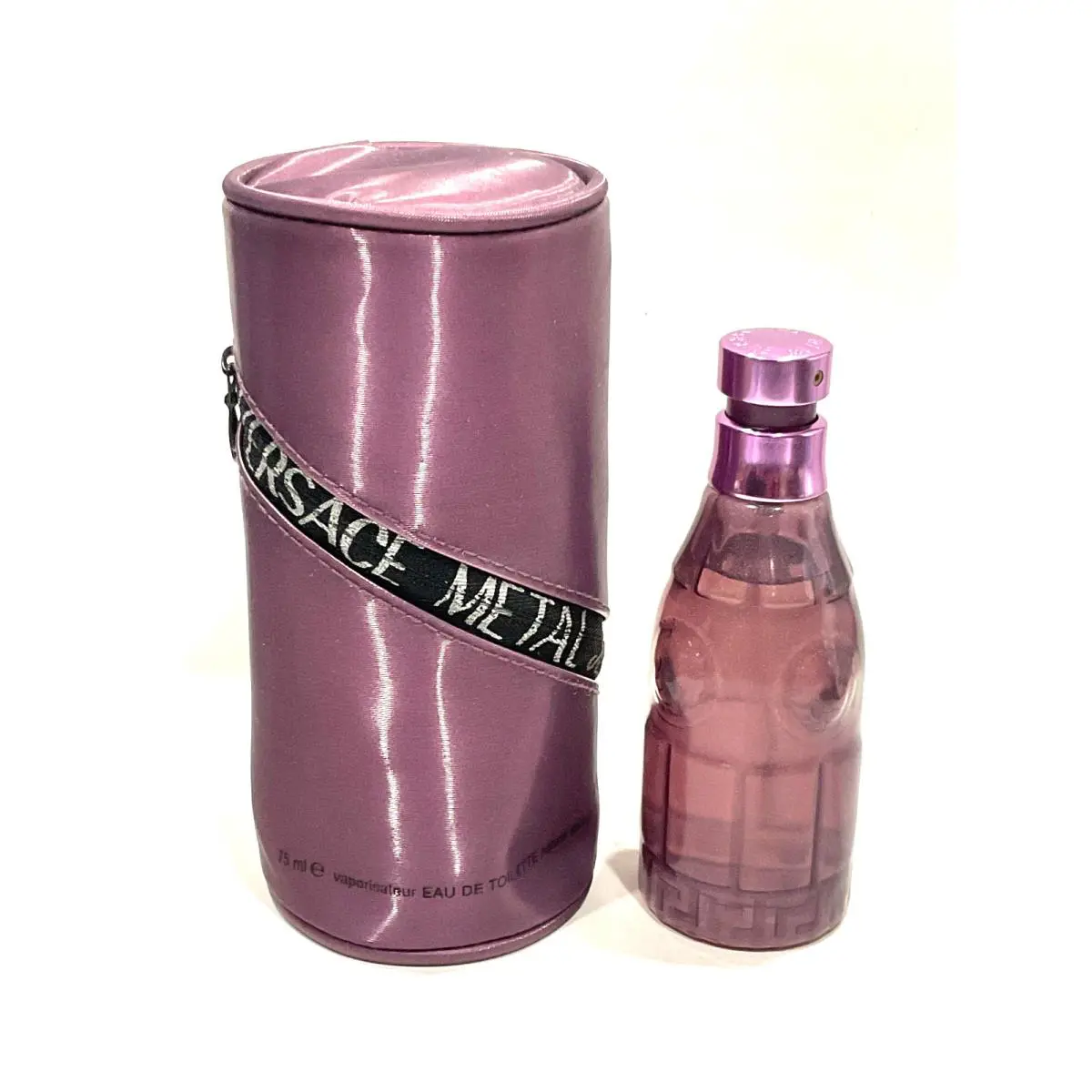 Versace Metal Jeans 2.5oz Women`s Edt Spray In Zip Bag