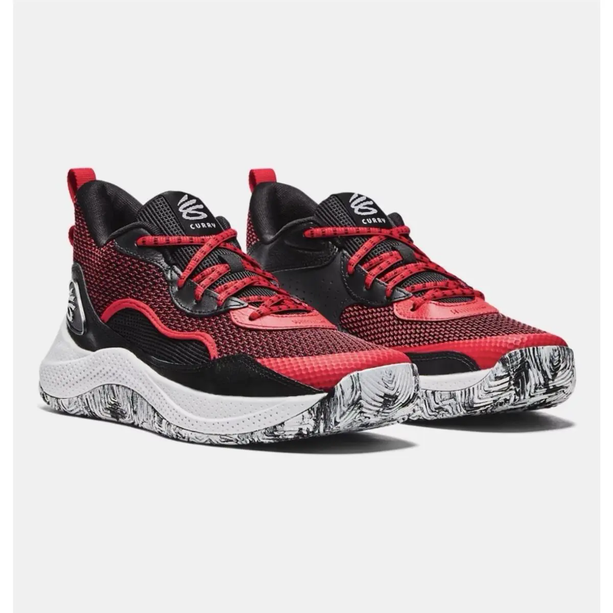 Under Armour shoes - Under Armour Curry 3Zer0 24 - 3027626-003 - Black/Red/White (UPC: 197778848047) 0