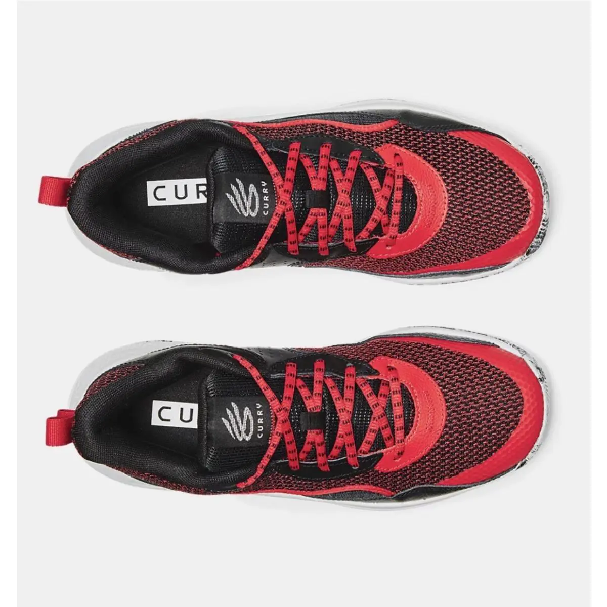Under Armour shoes - Under Armour Curry 3Zer0 24 - 3027626-003 - Black/Red/White (UPC: 197778848047) 2