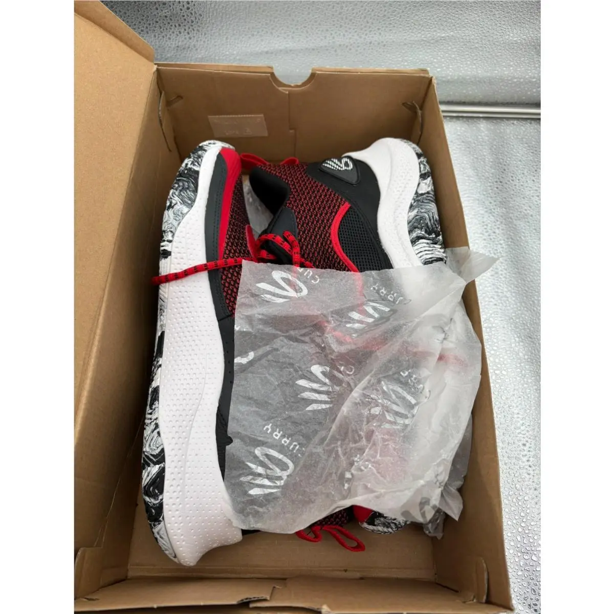 Under Armour shoes - Under Armour Curry 3Zer0 24 - 3027626-003 - Black/Red/White (UPC: 197778848047) 1