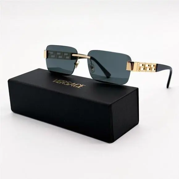 Versace Sunglasses VE2298 1002/87 Gold/gray Women Eyewear VE2298 100287