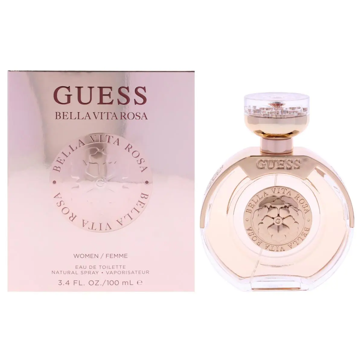 2 Pack Guess Bella Vita Rosa by Guess For Women - 3.4 oz Edt Spray