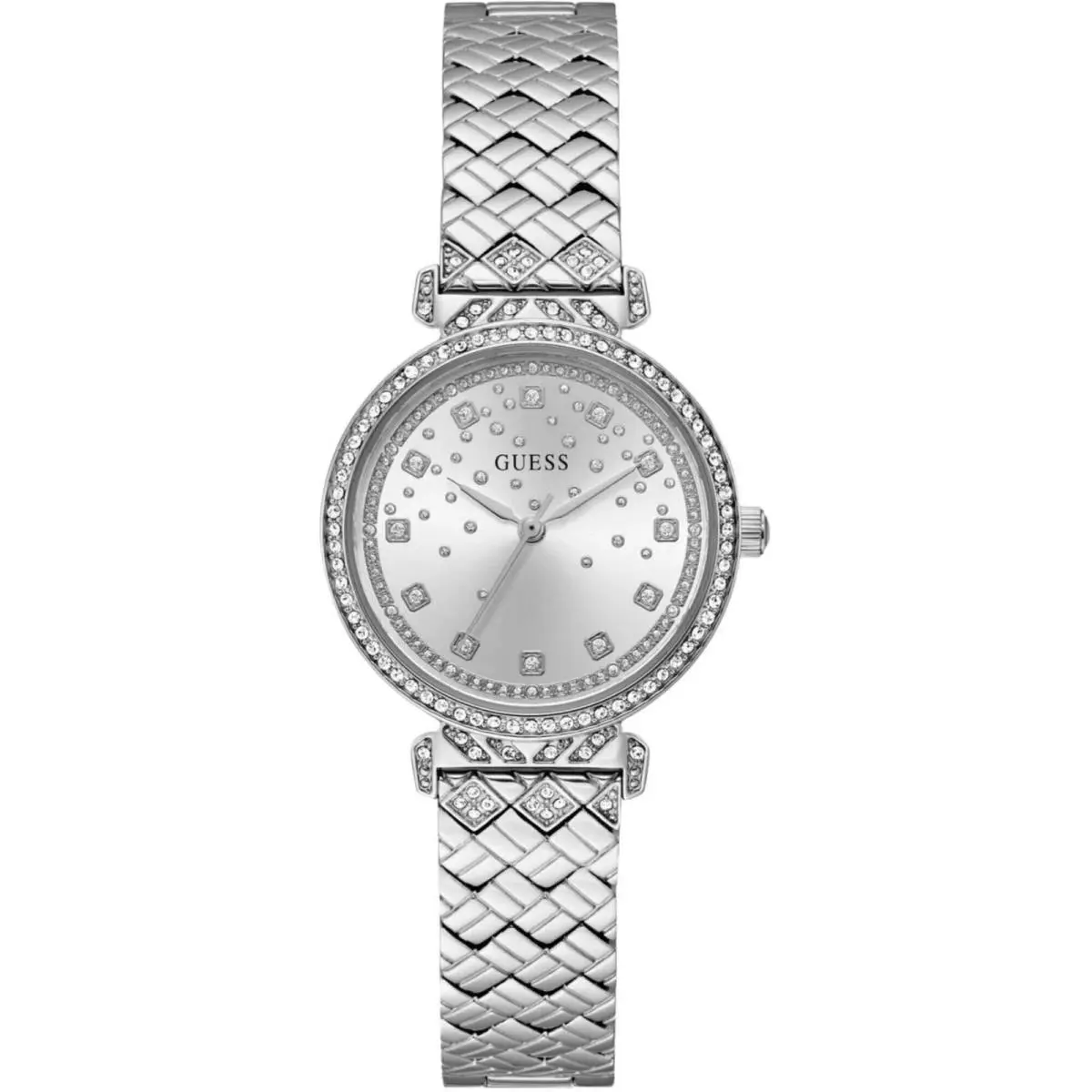 Guess Women`s Enchantment Silver Dial Watch - GW0763L1