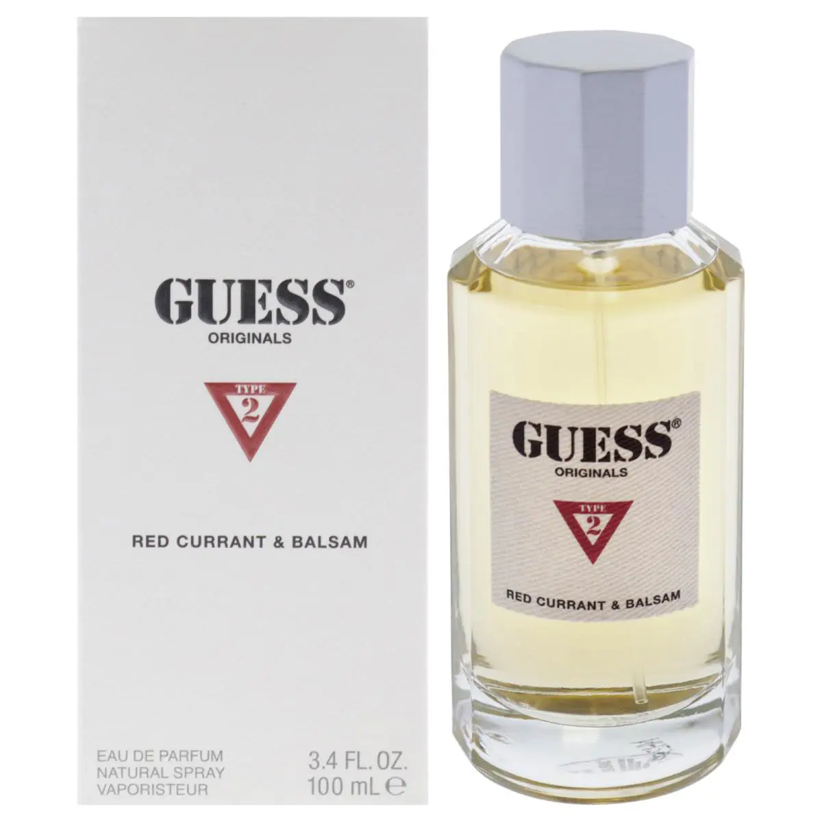 2 Pack Guess Originals Type 2 Red Currant and Balsam by Guess- 3.4 oz Edp Spray