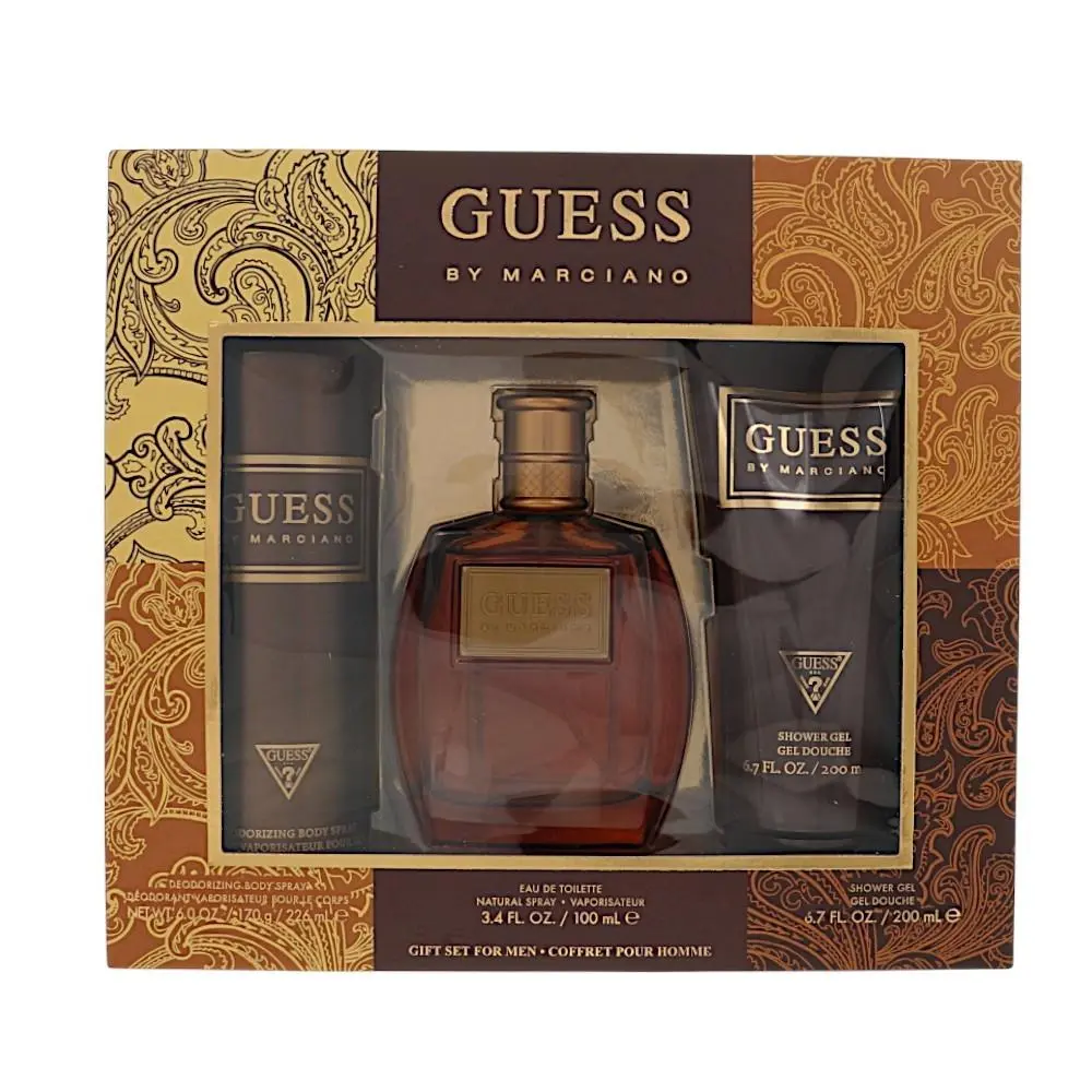 Guess Marciano by Guess Gift Set For Men 3 Piece Set For Men: 3.4 Oz Eau De