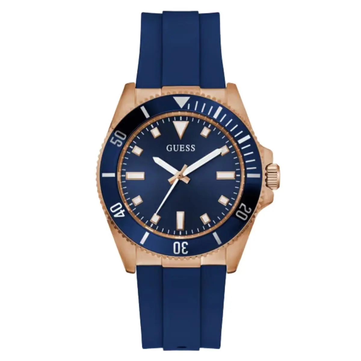Guess Men`s Cliff Blue Dial Watch - GW0969G3