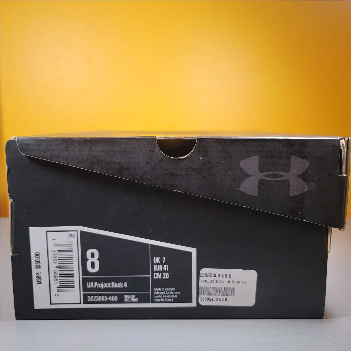 Under Armour shoes - Under Armour Project Rock 4 - 3023695-400 - Blue (UPC: 195251559541) 7