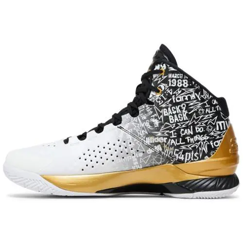 Under Armour shoes - Curry 1 2 - Curry - 3028431-001 - Black-White 0