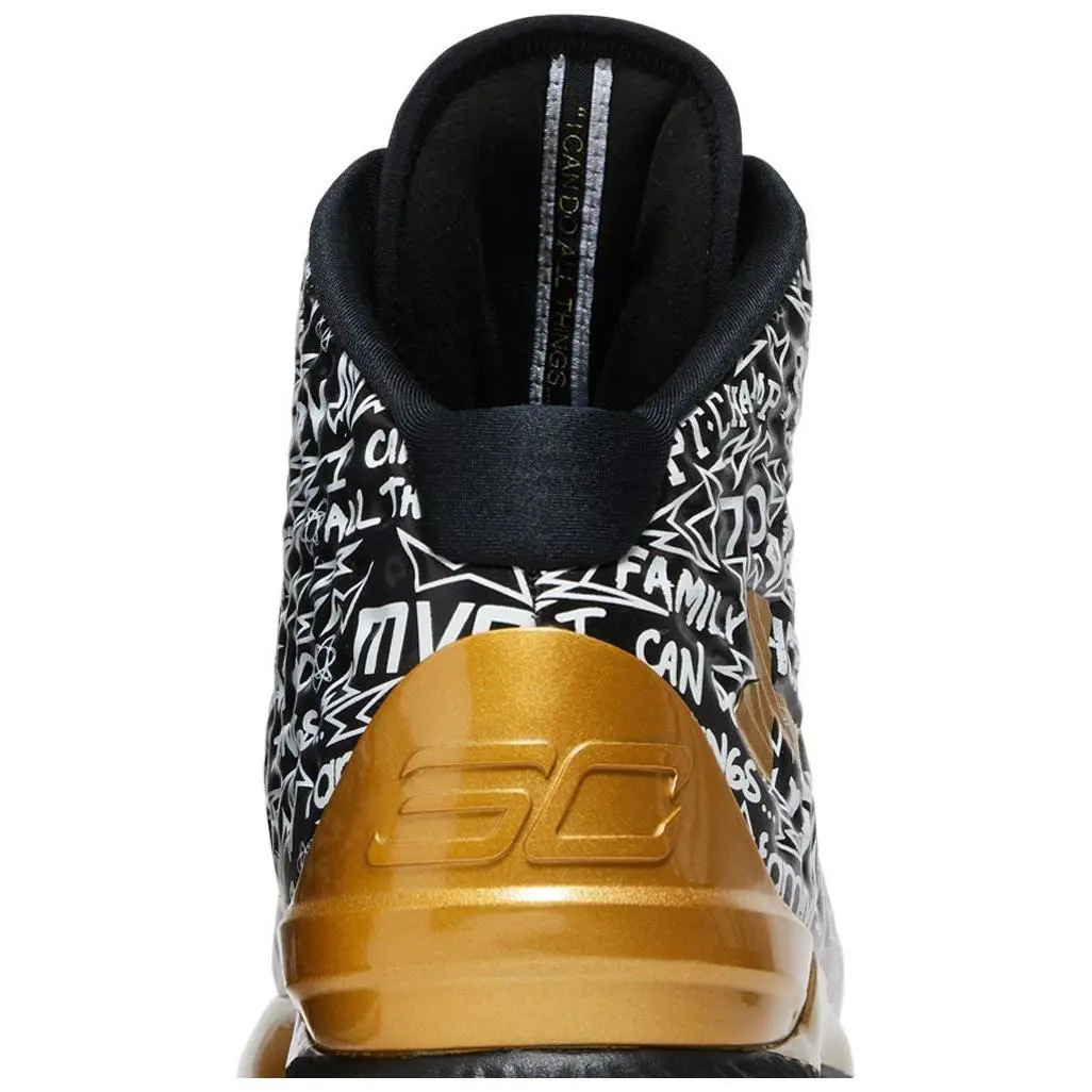 Under Armour shoes - Curry 1 2 - Curry - 3028431-001 - Black-White 4