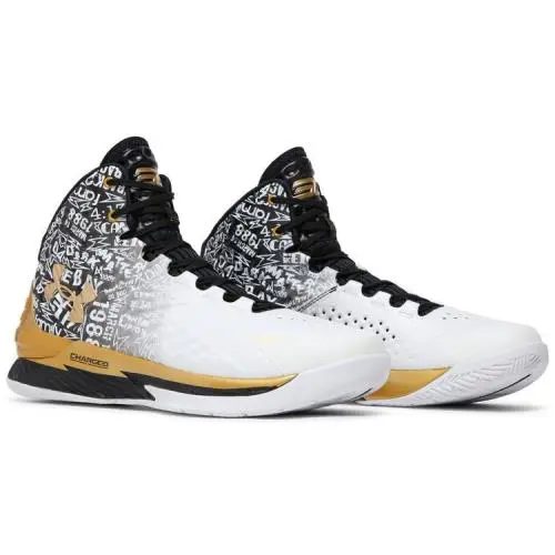 Under Armour shoes - Curry 1 2 - Curry - 3028431-001 - Black-White 5